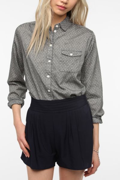 bdg button down shirt