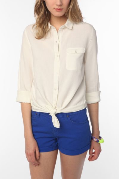 bdg button down shirt