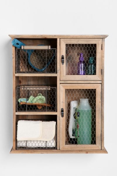 Reclaimed Wood Storage Unit