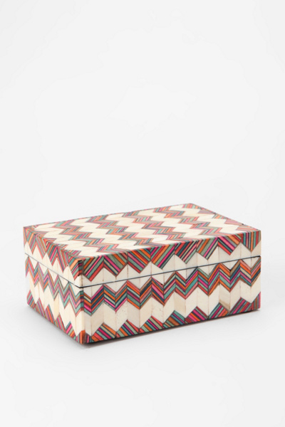 Geo-Inlay Wood Box