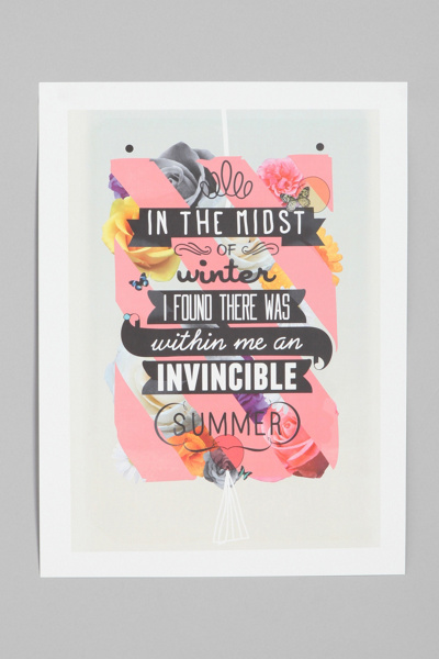 Matthew Kavan Brooks for Society6 Invincible Summer Print