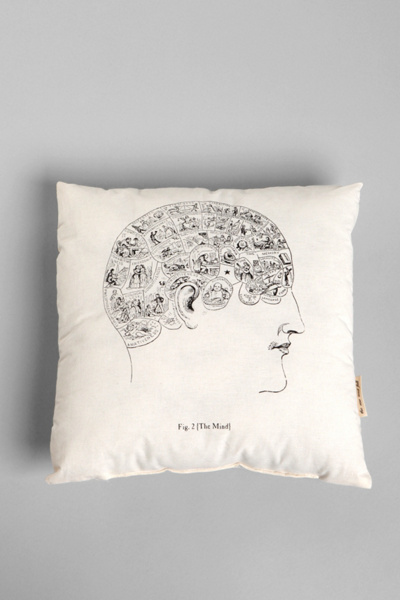 Thumbnail image for The Rise and Fall Phrenology Pillow