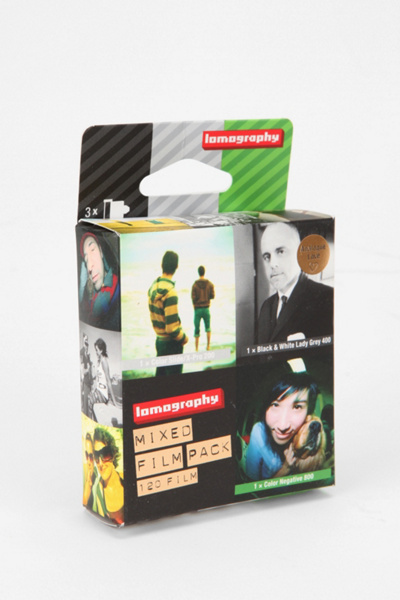 Lomography 120mm Mixed Pack Film - Pack of 3 - Assorted - One Size