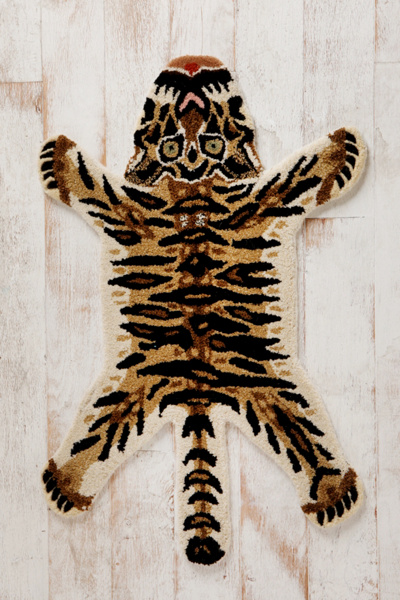 Tufted Jungle Cat Rug Urban Outfitters