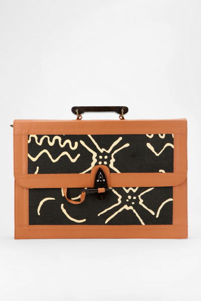 Ecote Structured Pattern Satchel - Urban Outfitters