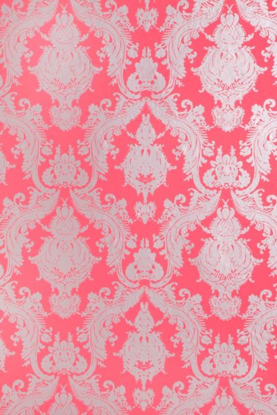 Damsel Removable Wallpaper - Coral - Urban Outfitters
