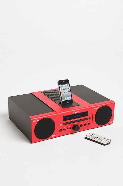  Speaker Dock on Yamaha Mcr 040 Micro System Mp3 Speaker Dock   Red   Urban Outfitters