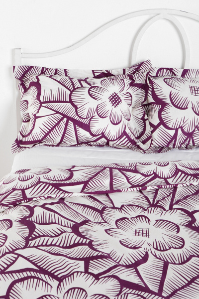 Thumbnail image for Plum & Bow Floral Crosshatch Sham