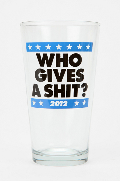 Political Pint Glass