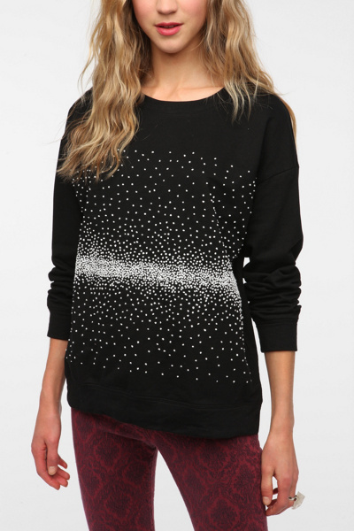 Family Knot Scatter Sweatshirt: Black S Womens Sweatshirts