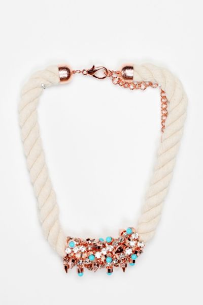 MFP for Urban Outfitters Rhinestone-Wrapped Necklace