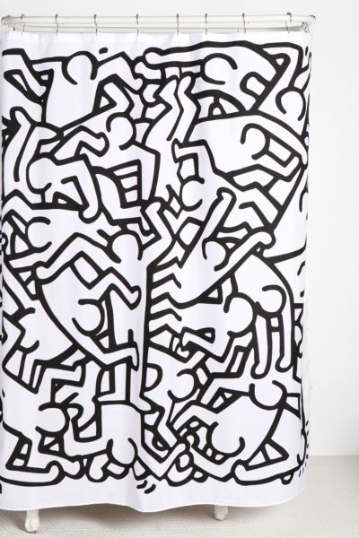 Keith Haring Shower Curtain