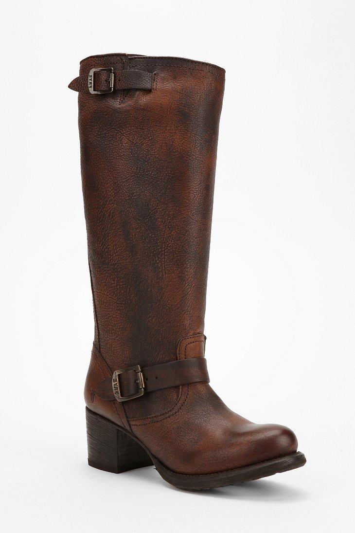 Frye Vera Tall Slouch Moto Boot Urban Outfitters