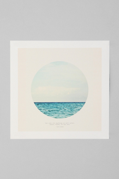 Tina Crespo For Society6 Salt Water Cure Art Print
