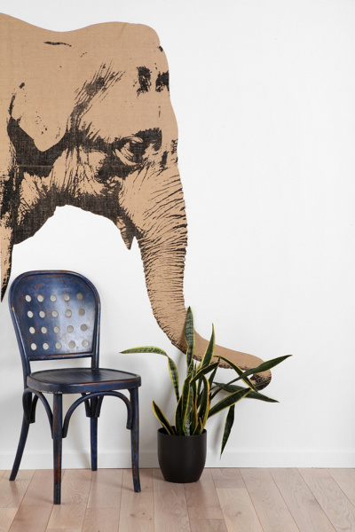 Elephant Wall Decal Urban Outfitters