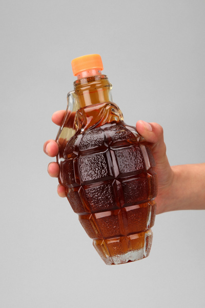 Glass Grenade Decanter