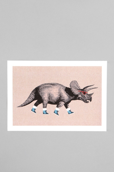 Thumbnail image for Chase Kuntz For Society6 Triceratops Print