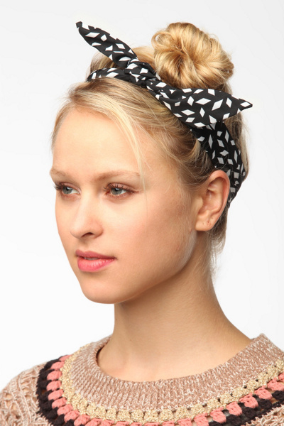 Headwrap chiffon estruturado