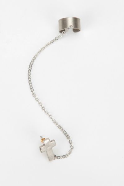 Cross Cuff Earring - Urban Outfitters