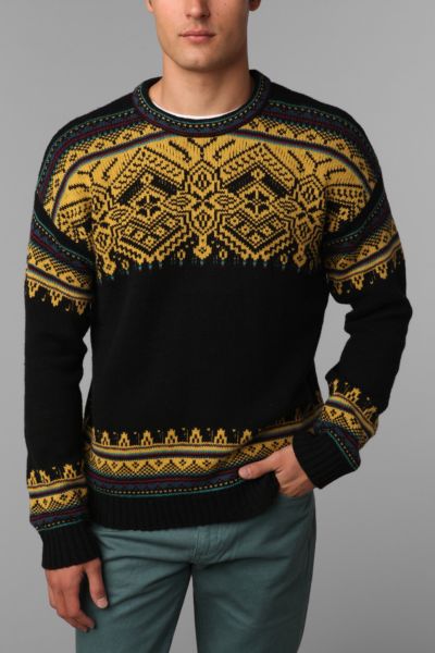 O'Hanlon Mills Intarsia Ski Sweater