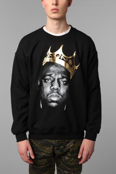 Biggie King Of Nyc Pullover Sweatshirt Urban Outfitters