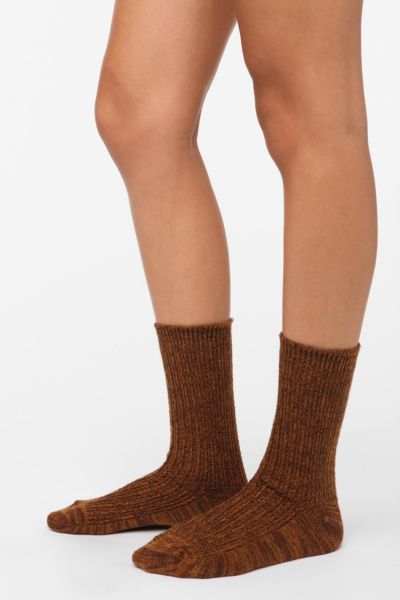 Marled Sweater Crew Sock