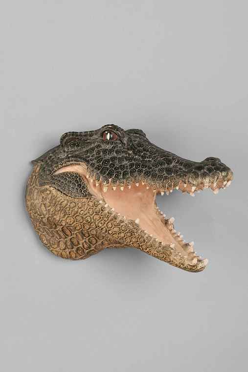Crocodile Head Wall Sculpture