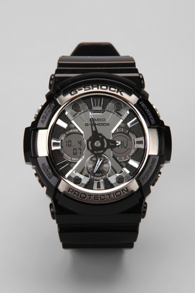 G-Shock Ga200 Silver Watch: Silver One Size M acc watches