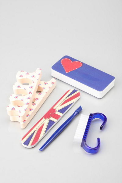 Npw Union Jack Nail Care Kit - Blue - One Size