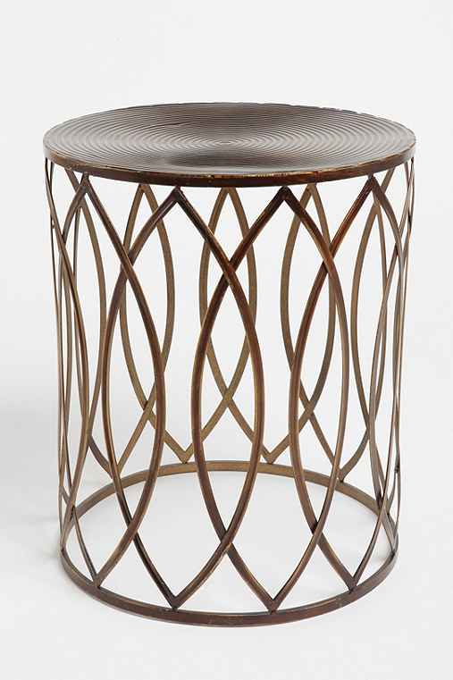 Concentric Metal Side Table