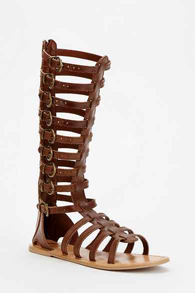 Ecote Helena Tall Buckled Caged Sandal