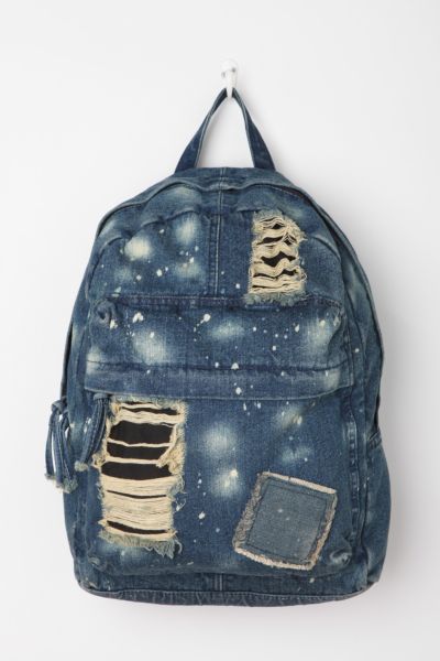 BDG Distressed Denim Backpack