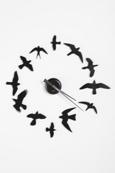 DIY Bird Wall Clock Urban Outfitters
