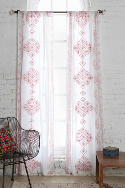 Magical Thinking Embroidered Diamond Curtain Urban Outfitters