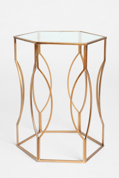 Hexagon Side Table Urban Outfitters