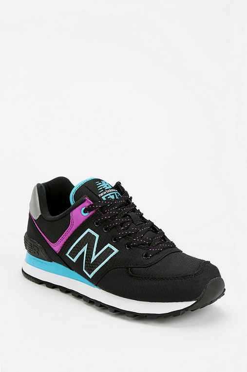 New Balance 574 Windbreaker Running Sneaker - Black - 10