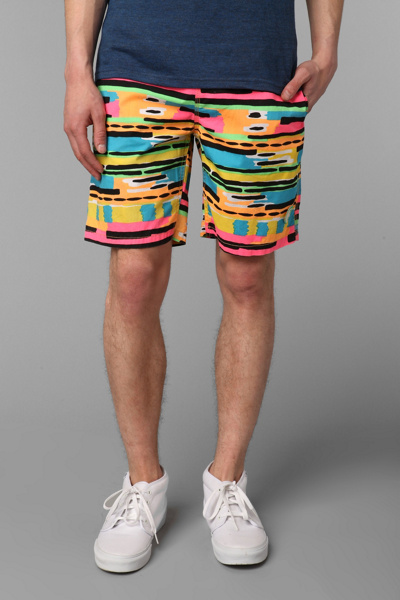 Tropicalia Printed Elastic Waist Short