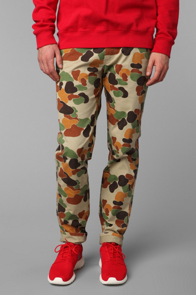 Koto Rabbit Camo Chino: Brown Multi 33/32 M app pants