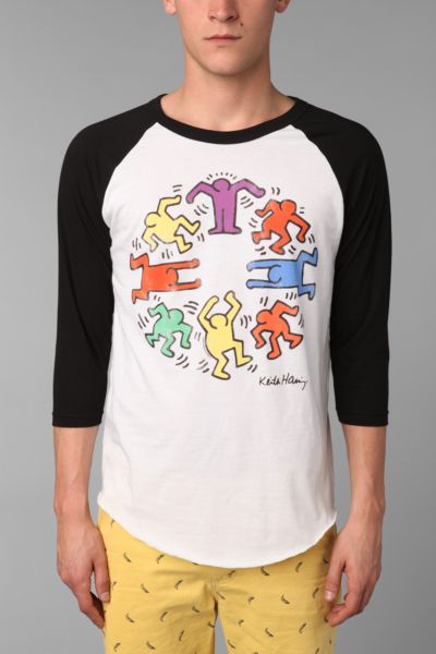 Junk Food Keith Haring Raglan Tee - Urban Outfitters