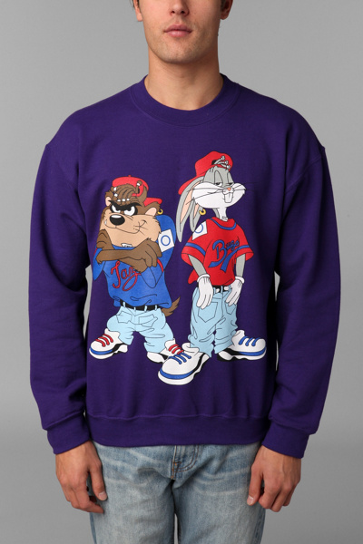 Bugs & Taz Throwback Pullover Sweatshirt