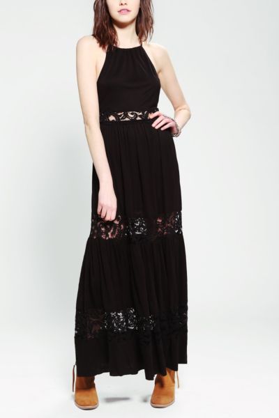 Ecote Festival Knit Maxi Dress Urban Outfitters