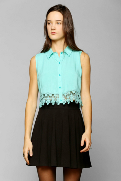 Pins And Needles Knit Circle Skirt Urban Outfitters