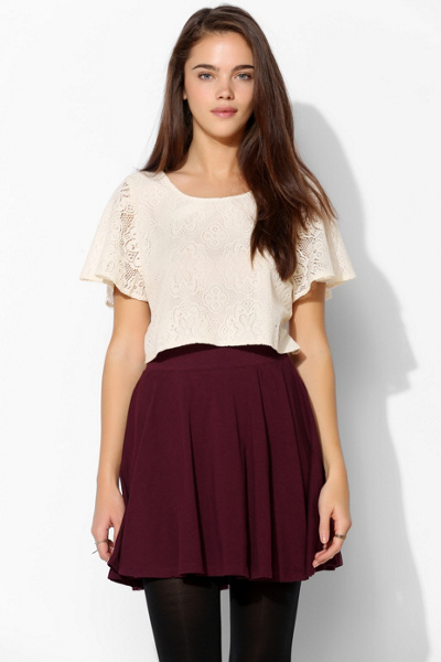 Pins And Needles Knit Circle Skirt Urban Outfitters
