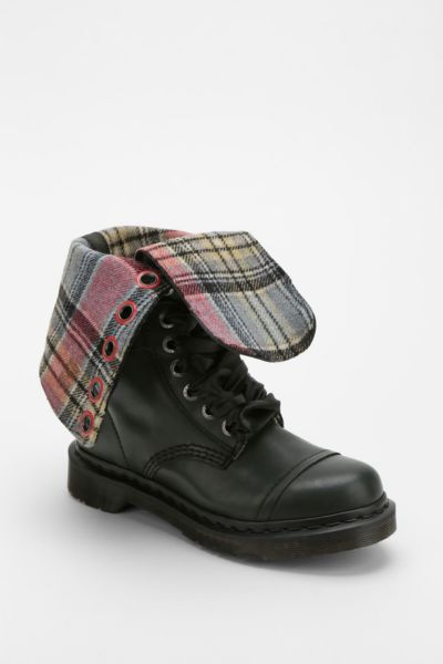 green fold over boots