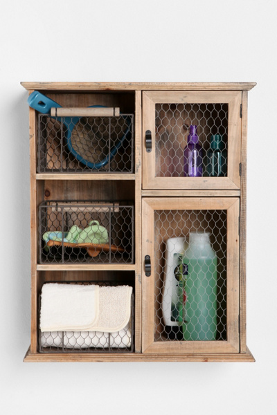 Reclaimed Wood Storage Unit Urban Outfitters