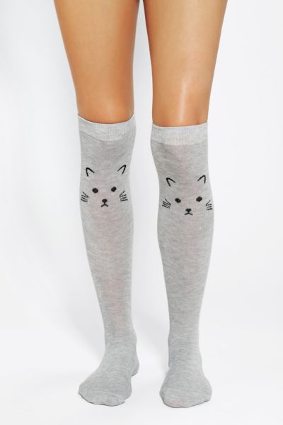 Kitten Knee-High Sock - Urban Outfitters