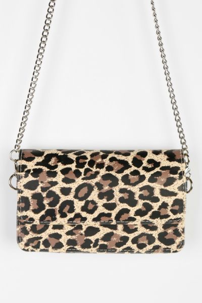 Deena  Ozzy Animal-Print Crossbody Wallet