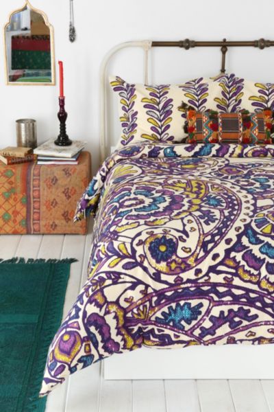 Magical Thinking Paisley Sketchbook Duvet Cover - Urban Outfitters