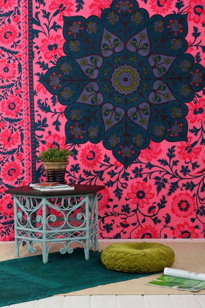 Magical Thinking Technicolor Medallion Tapestry Urban Outfitters