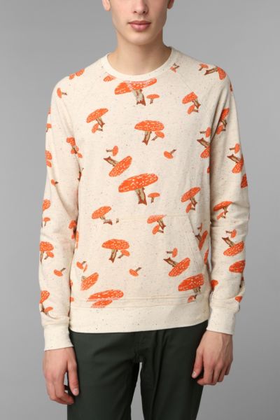 mushroom college sweatshirt